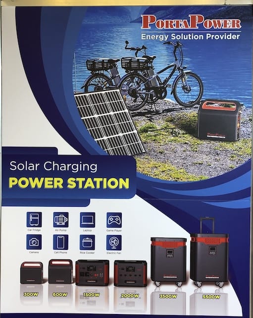 portable solar charging station
