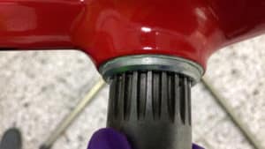square taper bottom bracket tight against bottom bracket shell face