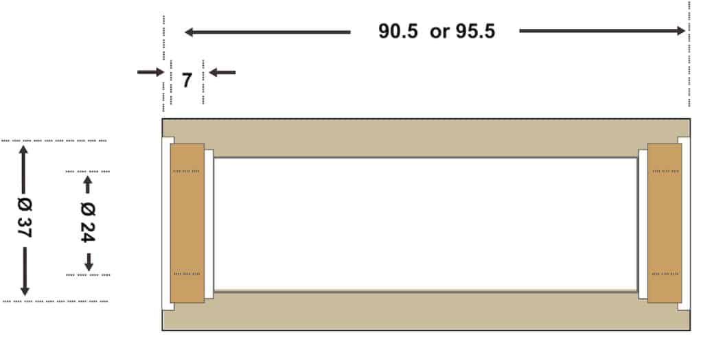 BB90/95 Specification Diagram