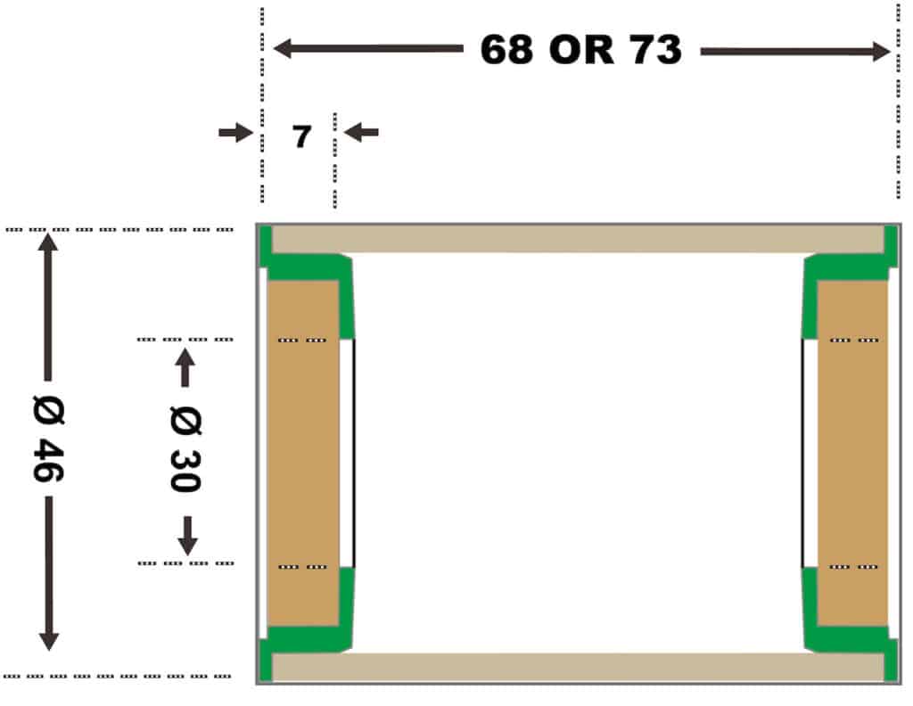 Press Fit 30 Spec Diagram