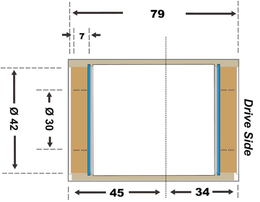 BBright Direct Fit Spec Diagram