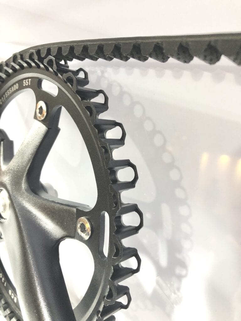 carbon belt drive chain ring