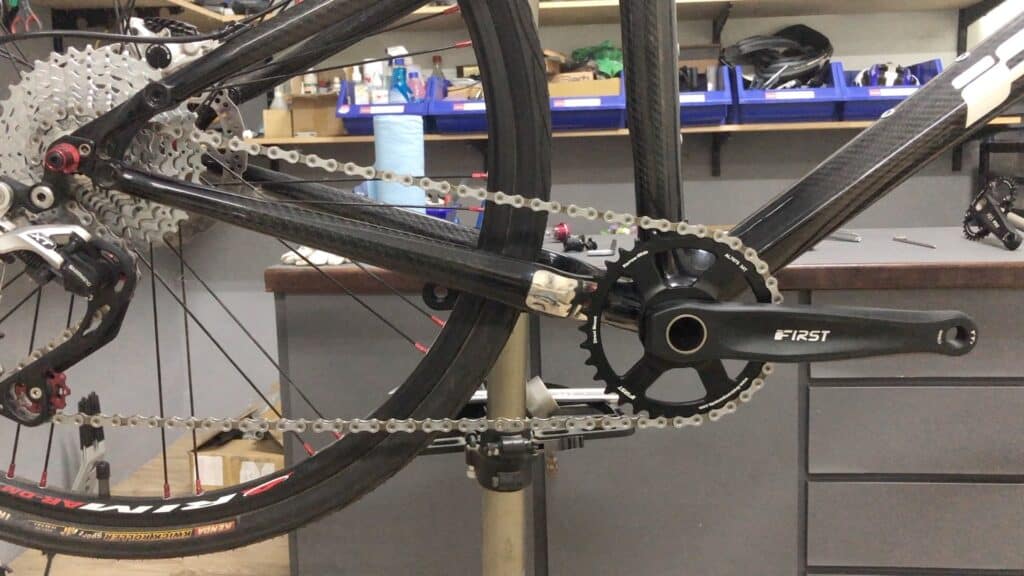 Direct Mount Chainring Installed