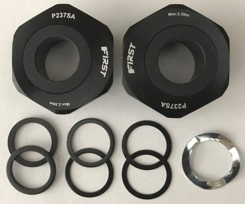 Eccentric Bottom Bracket complete set with spacers