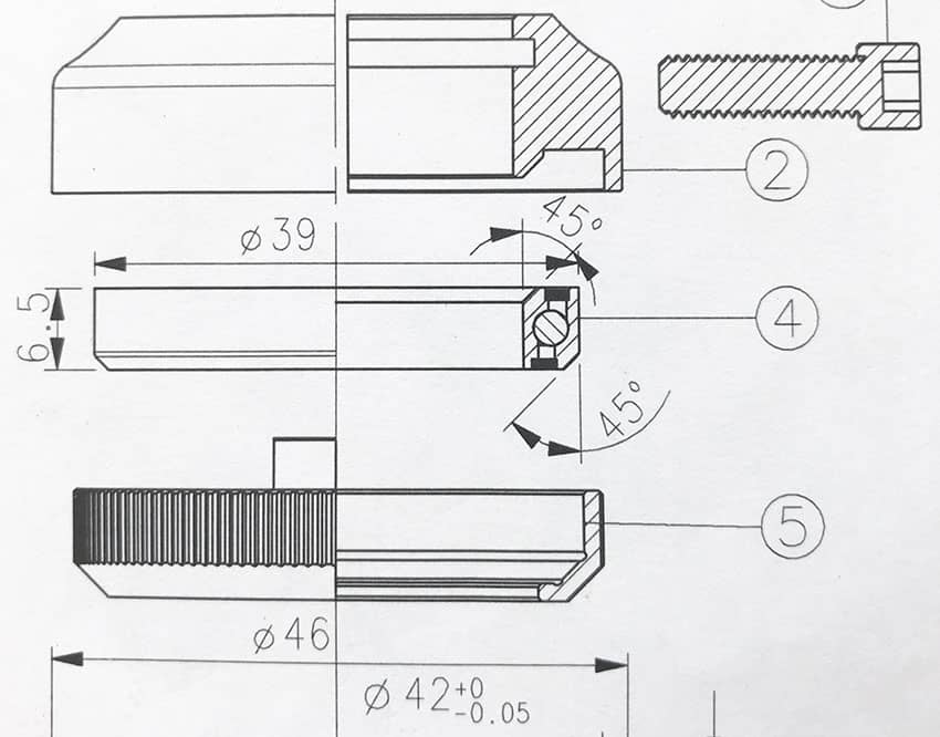 Knock Block Headset Technical Diagram