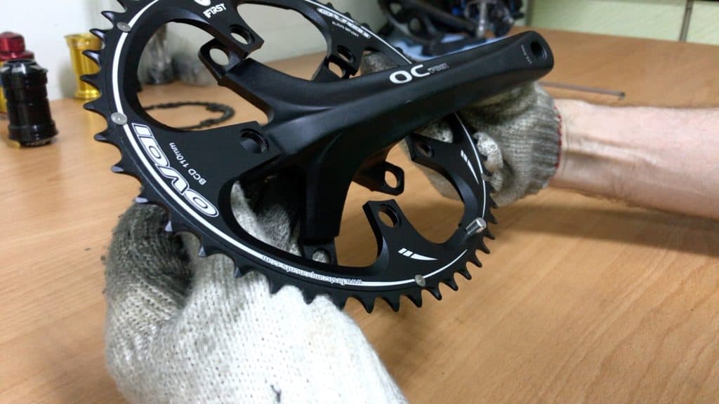 Large Oval Chainring Install 