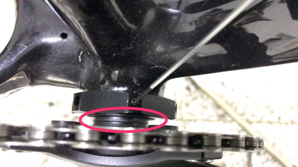 Eccentric bottom bracket drive side spacers