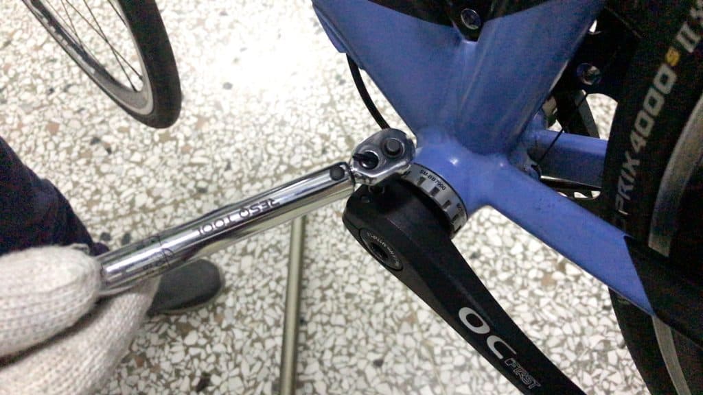 applying correct torque to Shimano crank pinch bolts