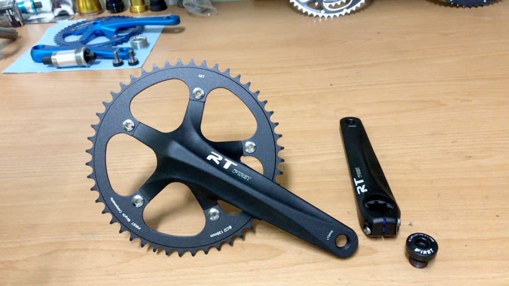 single speed front crankset