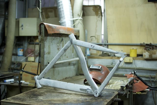 frame after welding